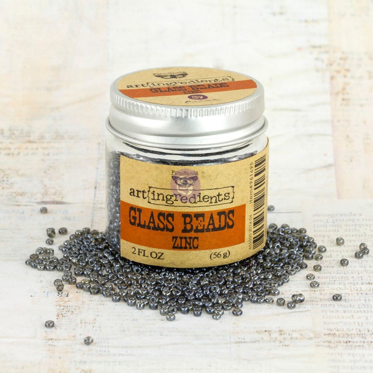 Prima Marketing Inc Art Ingredients-Glass Beads: Zinc 56G 655350961695